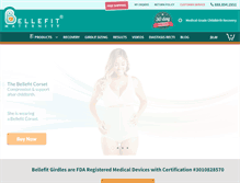 Tablet Screenshot of bellefit.com